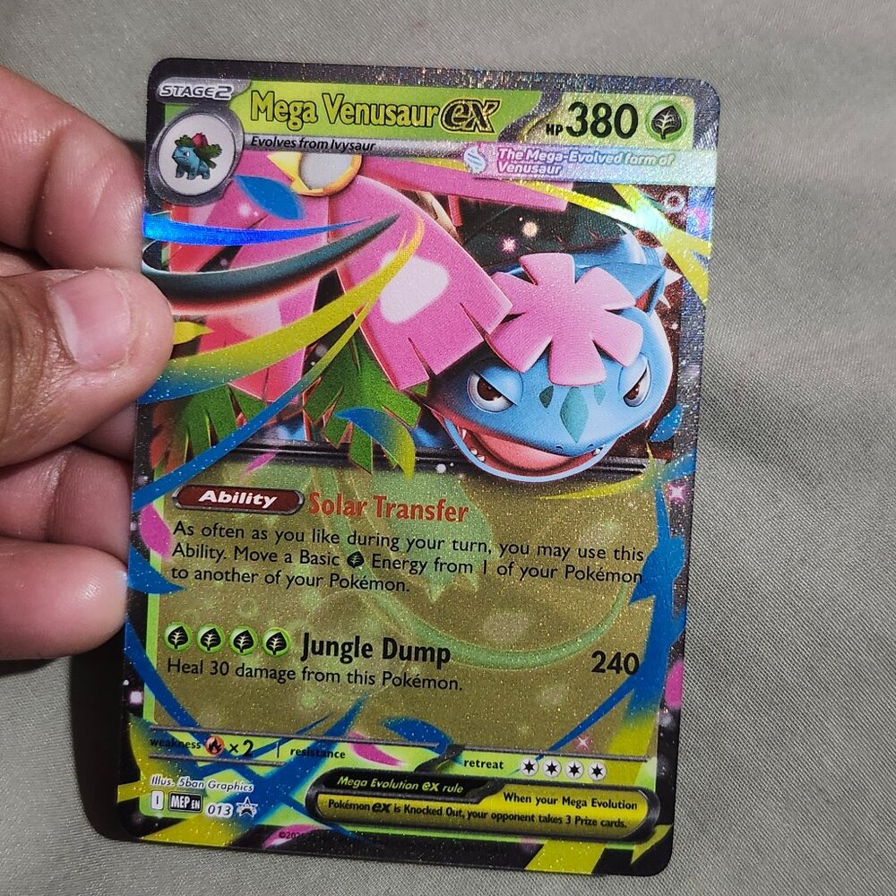 Mega Venusaur ex MEP 013 - Black Star  Pokémon card